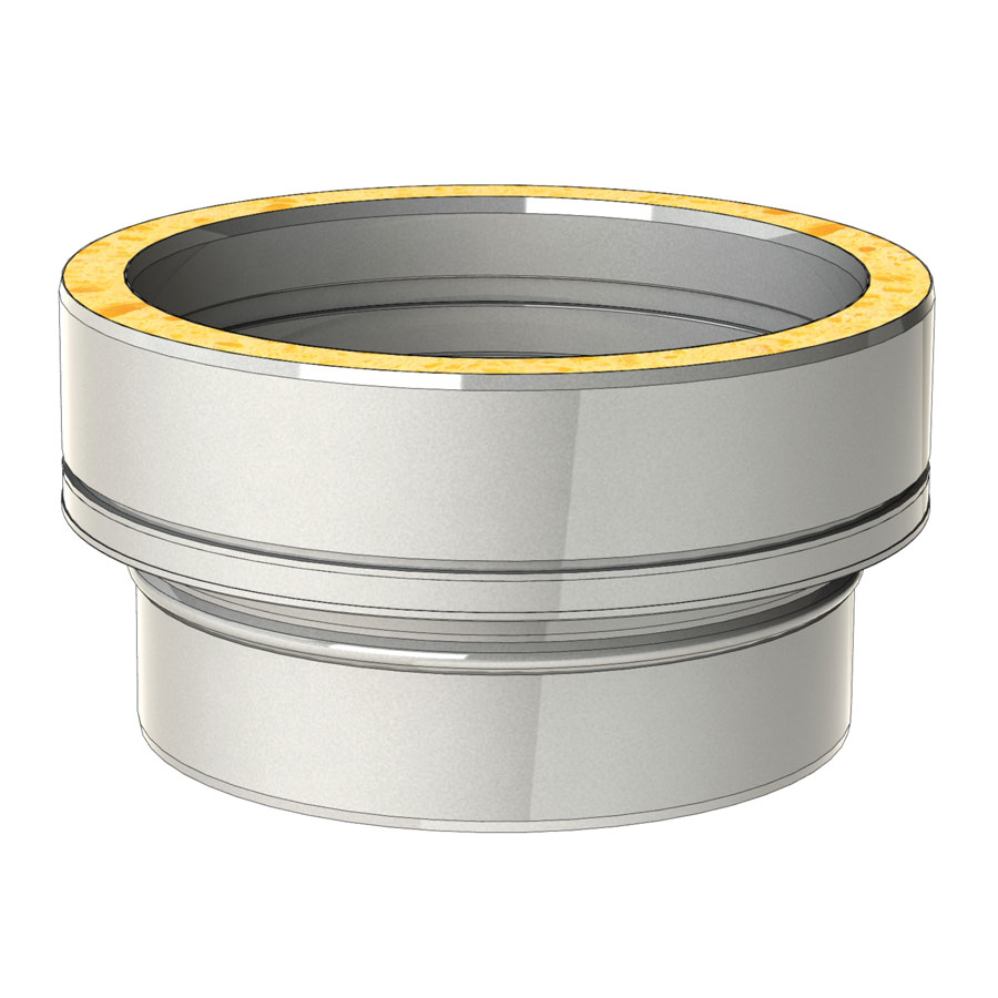 EW stainless steel to insulated stainless steel adapter