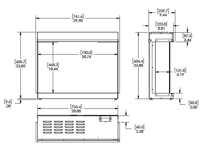 Modern Flames Orion Multi 30 Electric Fireplace - Image 2