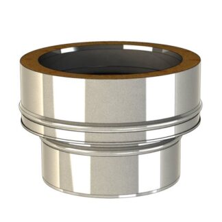 Stainless steel to insulated stainless steel adapter
