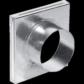 connector round to square 17 x 17 cm ducting